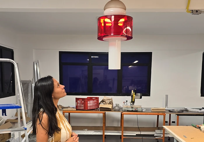 Peça da Coleção Astral montada na fábrica