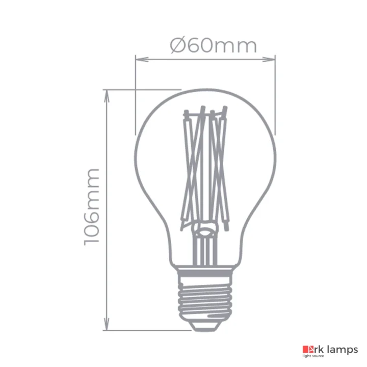Lâmpada LED Bulbo Filamento E27 7W 806LM 2700K (quente) · Stella · STH20212/27 — foto 2