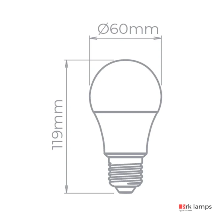 Lâmpada LED Bulbo E27 Dimerizável 9,8W 220° 810LM 2700K (quente) · Stella · STH20250/27 — foto 2