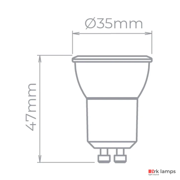 Lâmpada LED Mini Dicroica Mr11 Gu10 Evo 3W 200LM Irc95 2700K (quente) · Stella · STH20513/27 — foto 3