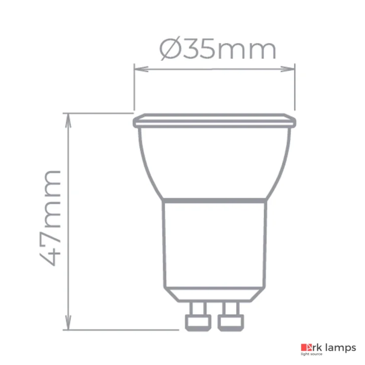 Lâmpada LED Mini Dicroica Mr11 Gu10 Evo 3W 210LM Irc95 3000K (quente) · Stella · STH20513/30 — foto 3