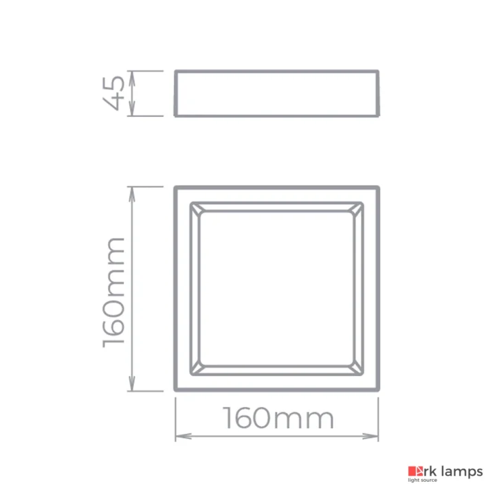Luminária Plafon LED de Sobrepor Deep 12W 1100LM Branco 3000K (quente) · Stella · STH20902BR/30 — foto 3