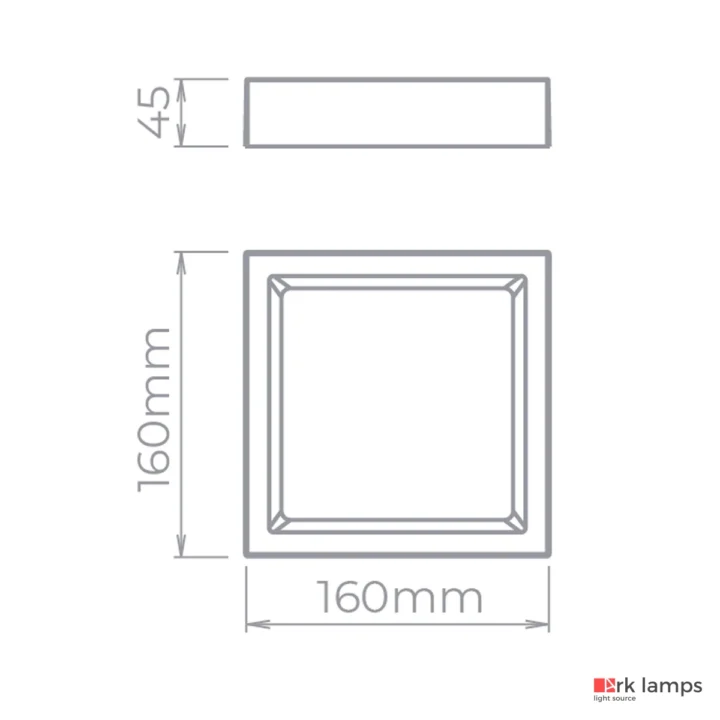 Luminária Plafon LED de Sobrepor Deep 12W 850LM Preto 3000K (quente) · Stella · STH20902PTO/30 — foto 3