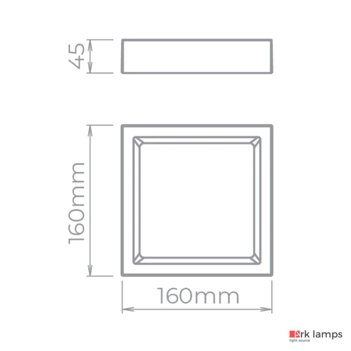 Luminária Plafon LED de Sobrepor Deep 12W 900LM Preto 4000K (neutra) · Stella · STH20902PTO/40 — foto 3