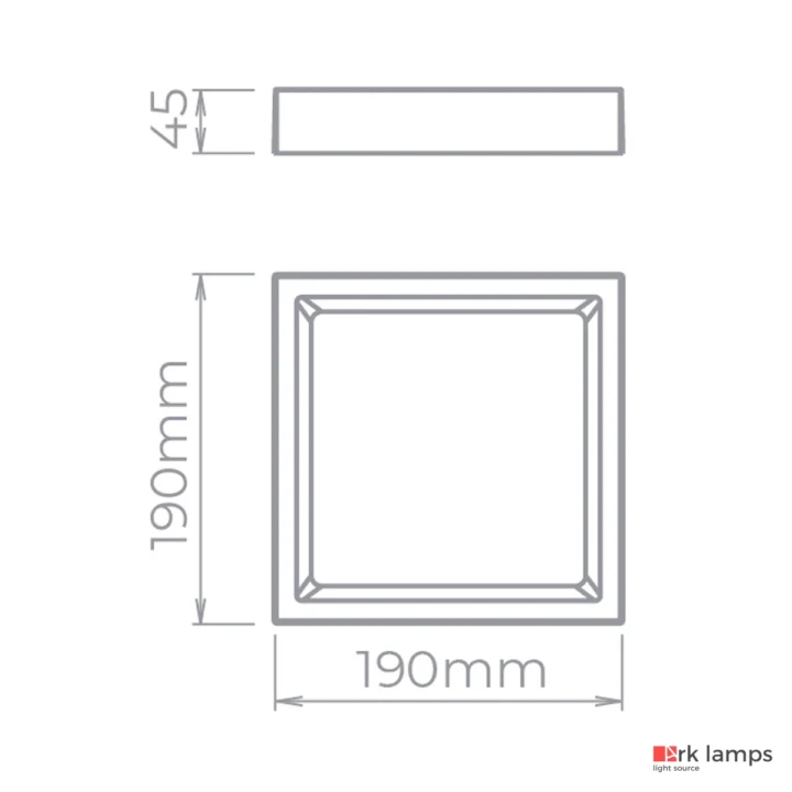Luminária Plafon LED de Sobrepor Deep 17W 1300LM Preto 3000K (quente) · Stella · STH20903PTO/30 — foto 3