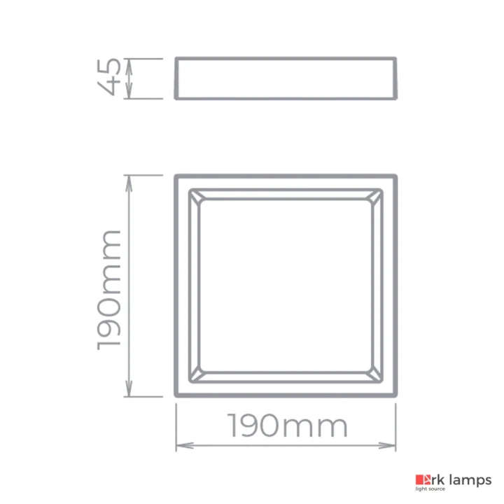 Luminária Plafon LED de Sobrepor Deep 17W 1350LM Preto 4000K (neutra) · Stella · STH20903PTO/40 — foto 3