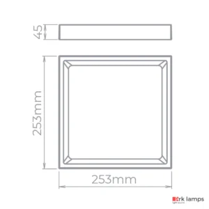 Luminária Plafon LED de Sobrepor Deep 22W 1850LM Branco 3000K (quente) · Stella · STH20904BR/30 — foto 3