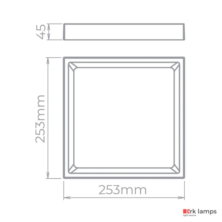 Luminária Plafon LED de Sobrepor Deep 22W 1900LM Branco 4000K (neutra) · Stella · STH20904BR/40 — foto 3