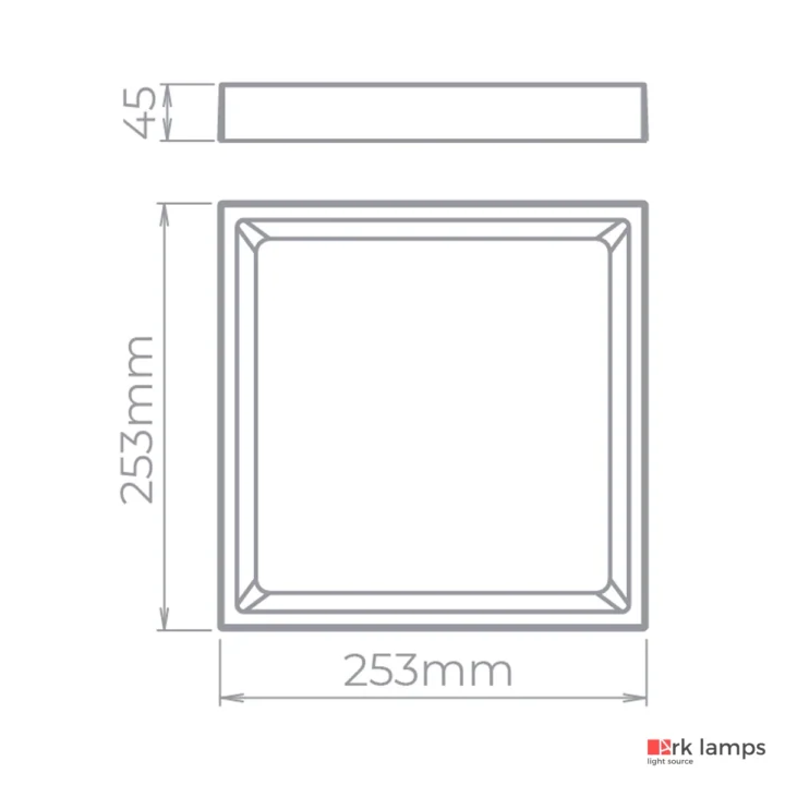 Luminária Plafon LED de Sobrepor Deep 22W 1550LM Preto 3000K (quente) · Stella · STH20904PTO/30 — foto 3