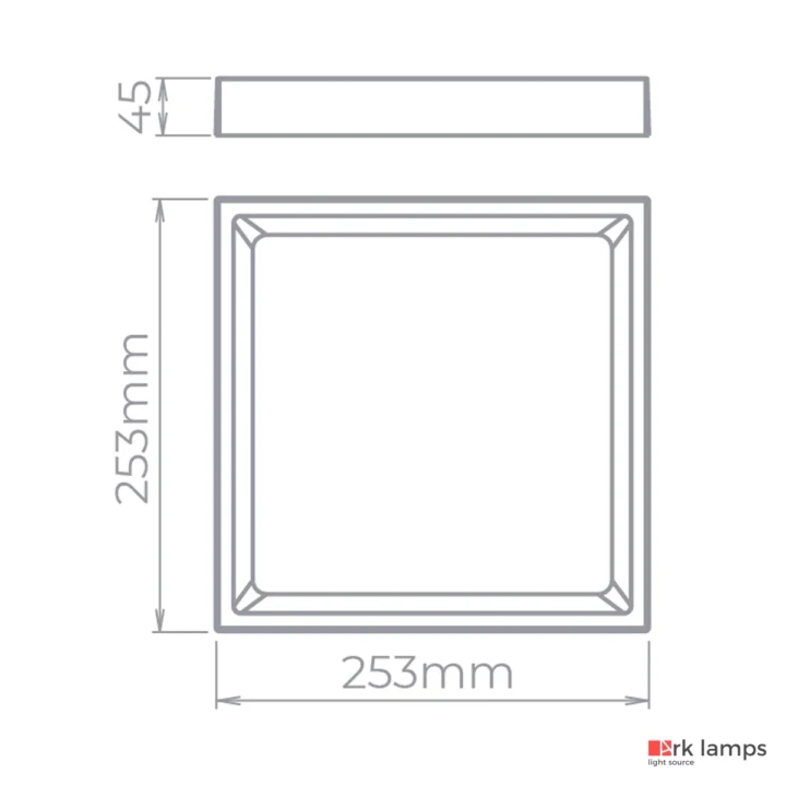 Luminária Plafon LED de Sobrepor Deep 22W 1600LM Preto 4000K (neutra) · Stella · STH20904PTO/40 — foto 3