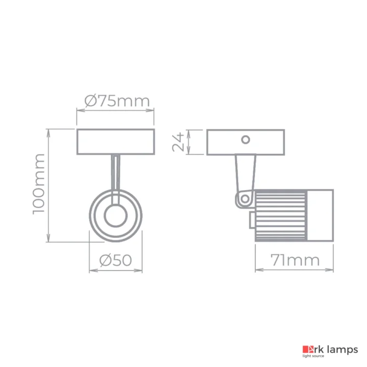 Spot Focco 7W 450LM 3000K (quente) · Stella · STH7701/30 — foto 3