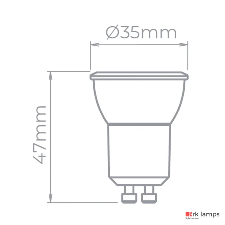 Lâmpada LED Mini Dicroica Mr11 Gu10 Eco Bdt 3,5W 36° 210LM 2700K (quente) · Stella · STH8515/27 — foto 3