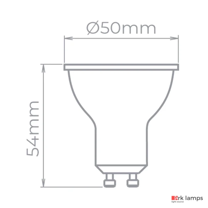 Lâmpada LED Dicroica Mr16 Gu10 Eco Dimerizável 6W 127V 36° 460LM 2700K (quente) · Stella · STH8541/27 — foto 3