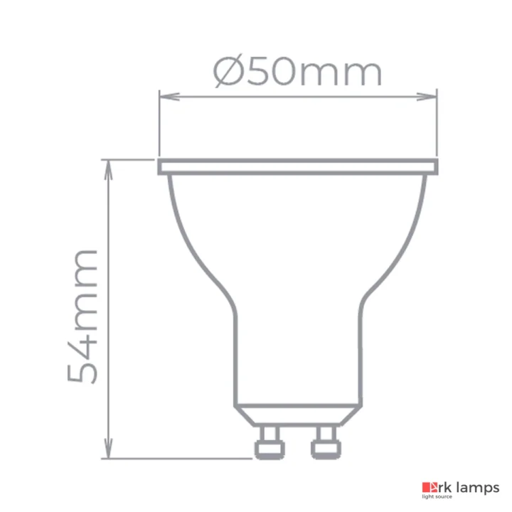 Lâmpada LED Dicroica Mr16 Gu10 Eco Dimerizável 6W 220V 36° 460LM 2700K (quente) · Stella · STH8542/27 — foto 3
