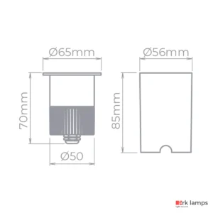 Embutido de Solo Focco Grid LED 5W 240LM 12° 3000K (quente) · Stella · STH8716/30 — foto 3