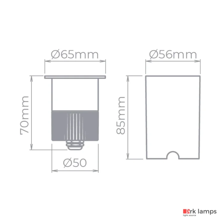 Embutido de Solo Focco Grid LED 5W 240LM 12° 3000K (quente) · Stella · STH8716/30 — foto 3