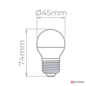 Lâmpada LED Mini Bulbo E27 3W 250LM 2700K (quente) · Stella · STH9200/27 — foto 2
