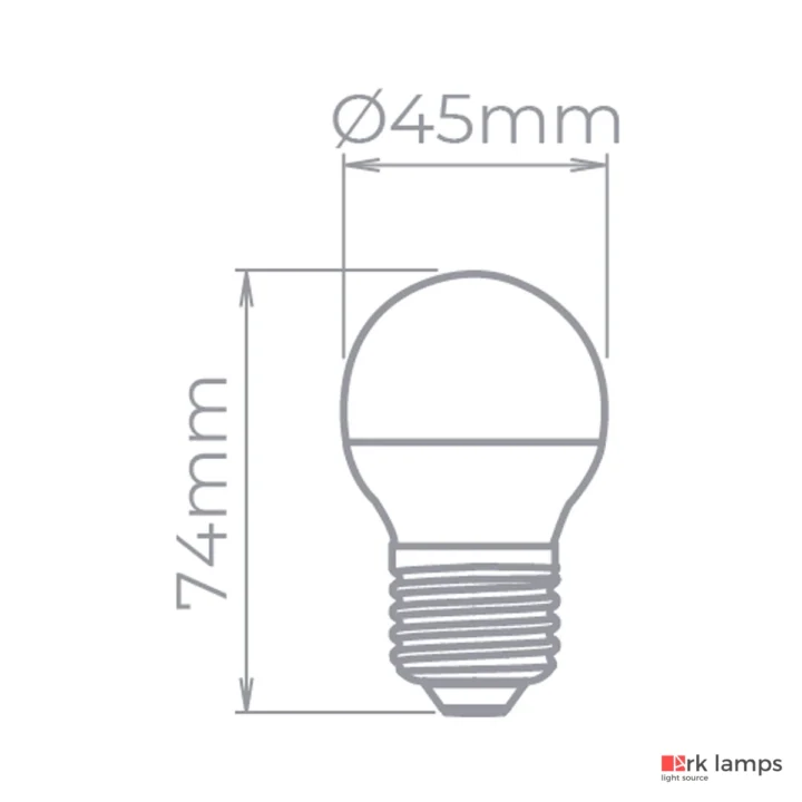Lâmpada LED Mini Bulbo E27 3W 250LM 2700K (quente) · Stella · STH9200/27 — foto 2