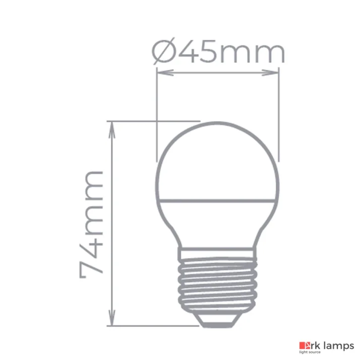 Lâmpada LED Mini Bulbo E27 3W 250LM 3000K (quente) · Stella · STH9200/30 — foto 2