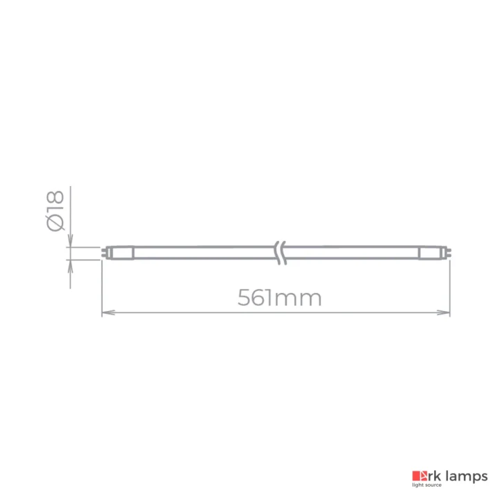 Lâmpada LED Tubular LED T5 Base G5 55CM 9W 950LM 3000K (quente) · Stella · STH9608/30 — foto 3