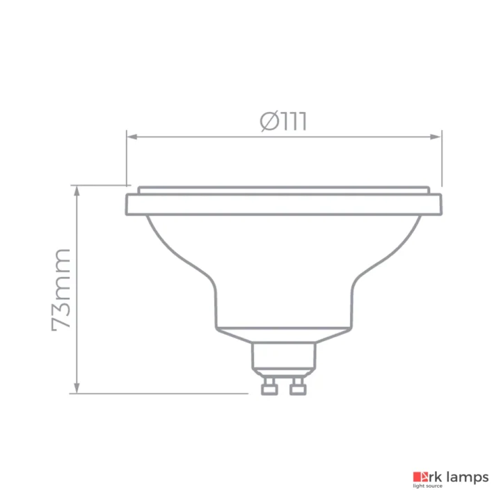 Lâmpada AR111 LED GU10 Stella PRO 11W 10° 740lm 4000K branco neutro — STL21422/40 · Stella — foto 3