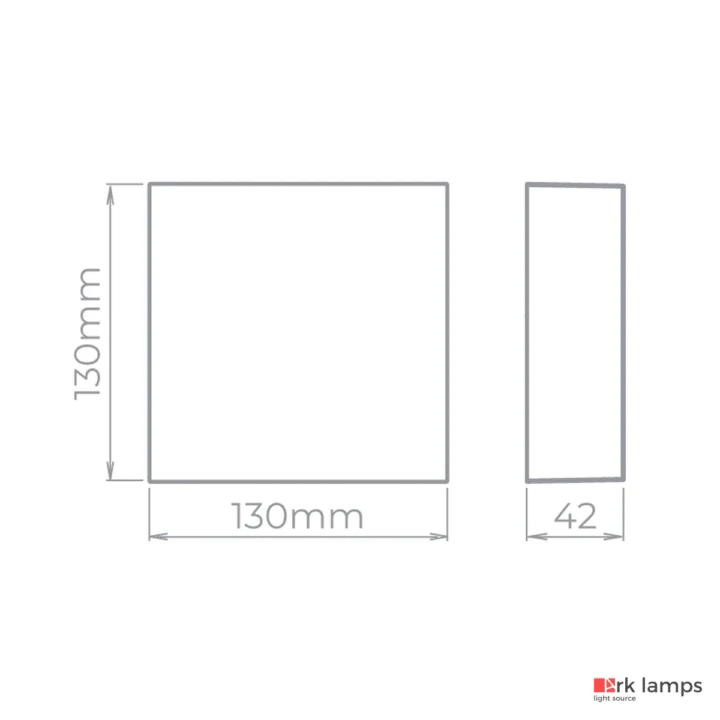 Arandela de Luz Geral Ice Quad 7,5W 780LM 120° 5000K (fria) · Stella · STL21700BR/50 — foto 3