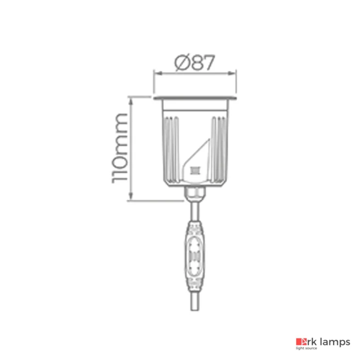 Embutido de Solo S.ground com Grade 11,5W 700LM 3000K (quente) · Stella · STL23718/30 — foto 5