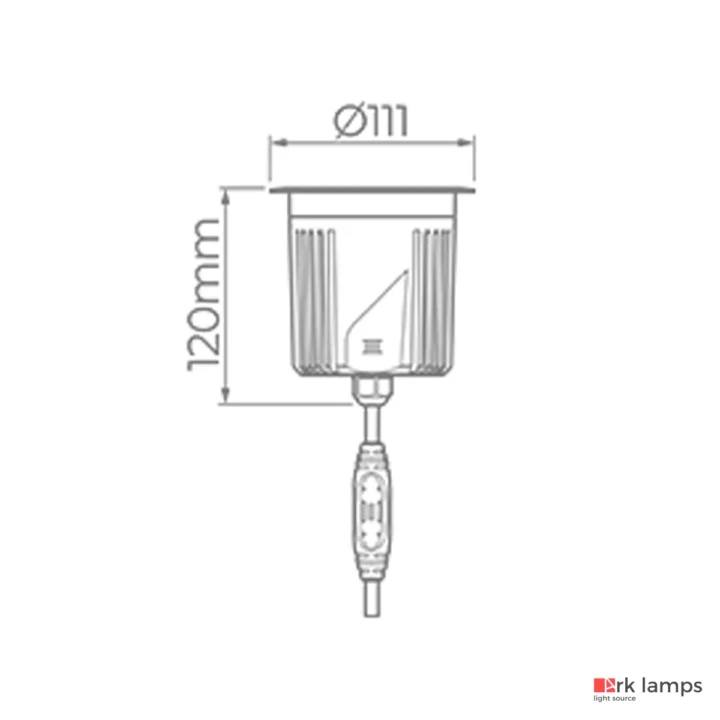 Embutido de Solo S.ground com Grade 18,5W 1120LM 3000K (quente) · Stella · STL23719/30 — foto 5
