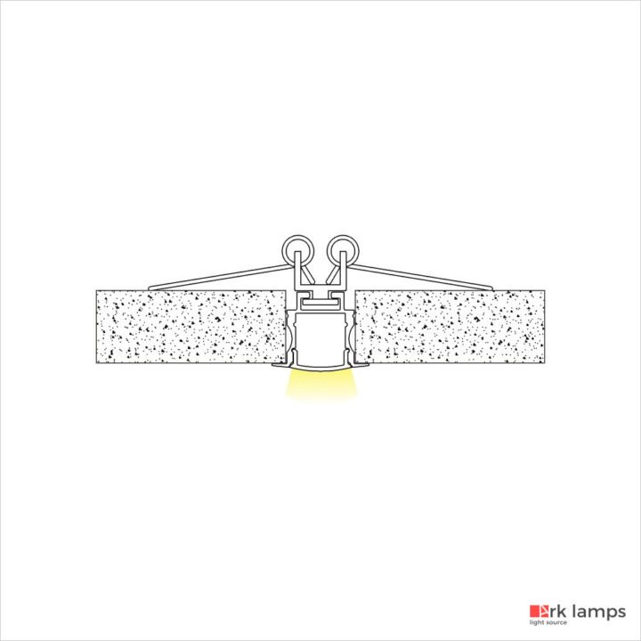 Perfil LED Embutir 2.5×2cm — foto 3