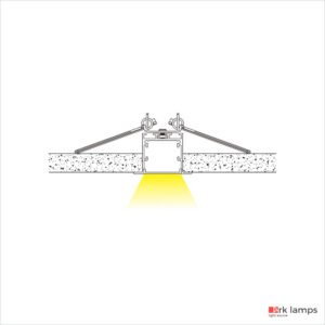 Perfil LED Embutir 5×3.5cm — foto 3