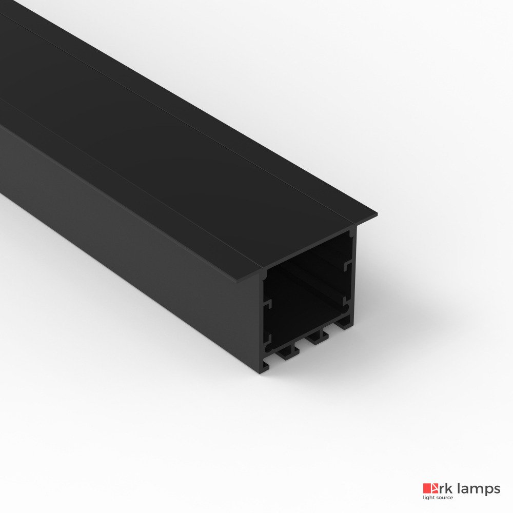 Perfil de LED Standard Black (fumê) 50×35mm Ark Modular · Ark Lamps · ARK-ML107