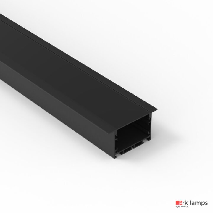 Perfil de LED Standard UP Black (fumê) 65×35mm Ark Modular · Ark Lamps · ARK-ML109