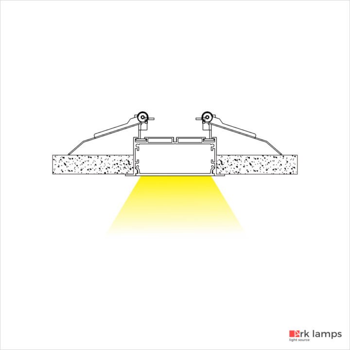 Perfil LED Embutir 9×3.5cm — foto 3