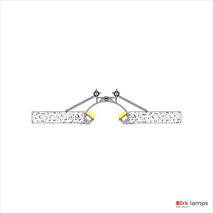 Perfil LED Embutir 10.1×4.9cm — foto 3