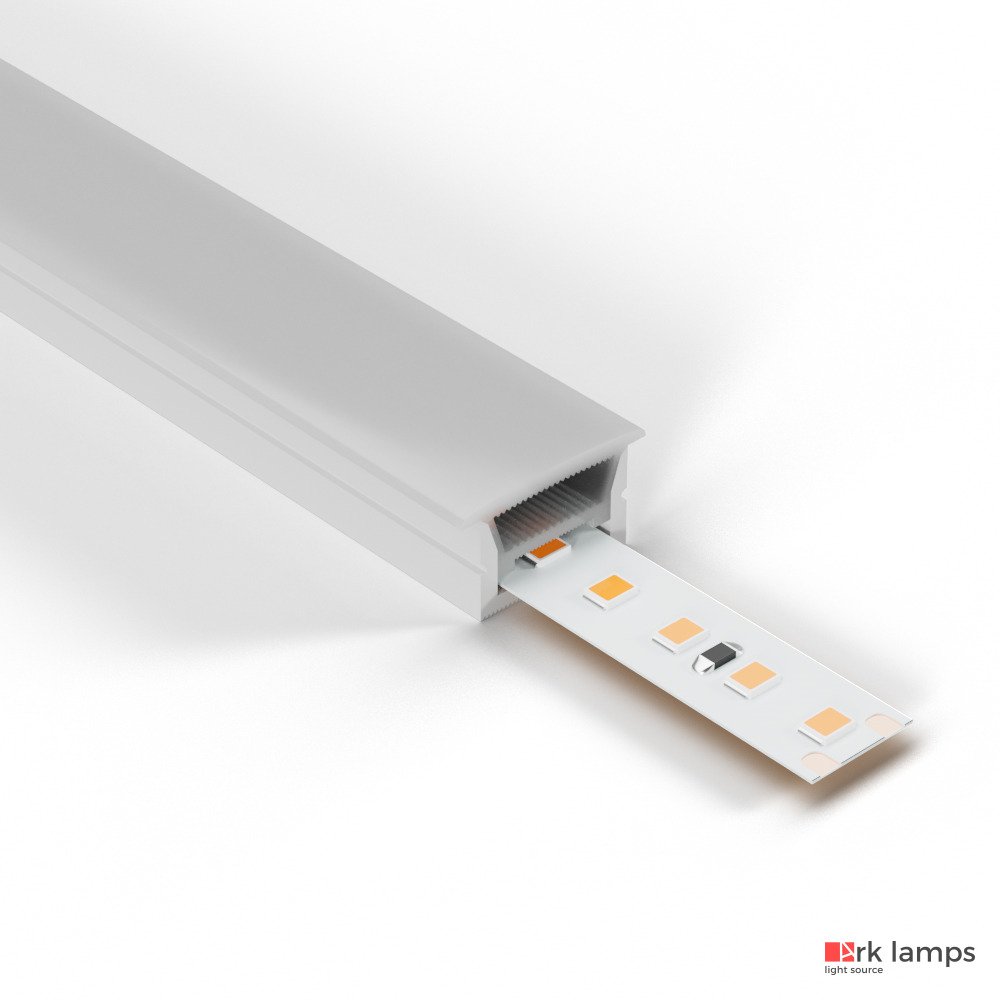 Perfil LED Flexível Embutir 2.5×1.4cm — foto 1