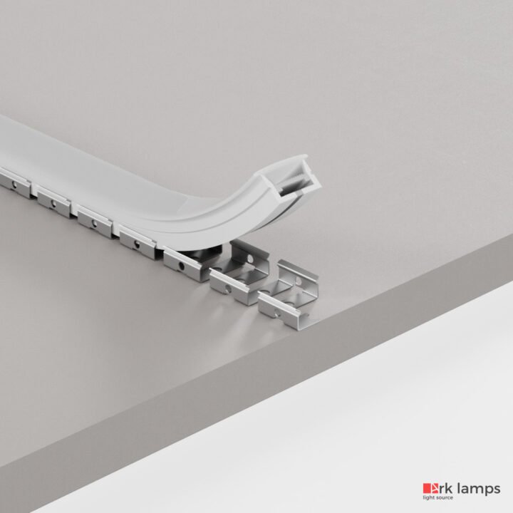 Perfil LED Flexível Embutir 2.5×1.4cm — foto 5