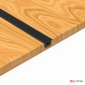 Perfil LED Embutir Marcenaria Difusor Black 2.5×1.5cm | Ark Lamps – PL119