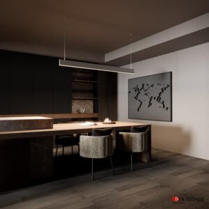 Perfil LED Pendente Luz Direta 4×7.5cm — foto 11