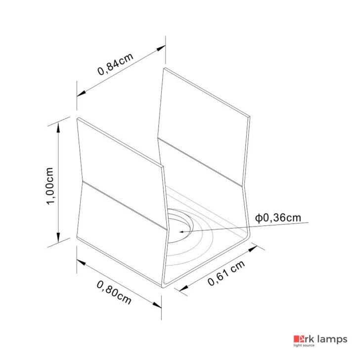 Perfil LED Embutir Marcenaria 1.1×1cm — foto 2