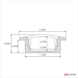 Perfil LED Embutir Marcenaria 2.3×0.9cm — foto 11