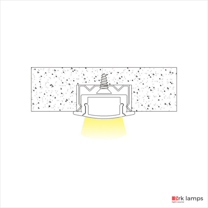 Perfil LED Embutir Marcenaria 2.3×0.9cm — foto 3