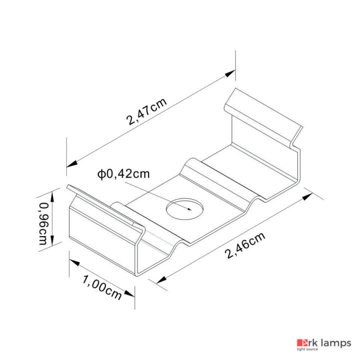 Perfil LED Embutir Marcenaria 3×1.1cm — foto 2