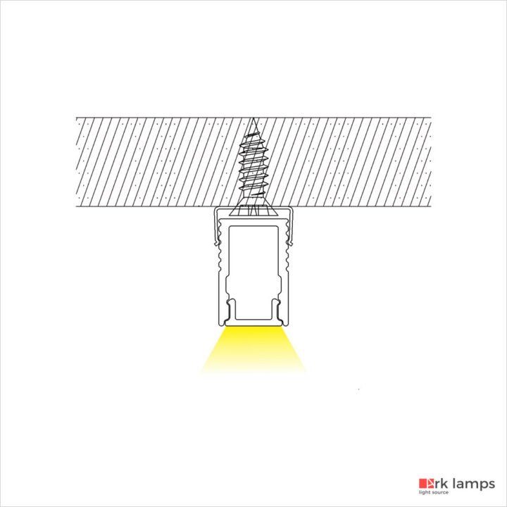Perfil LED Sobrepor Marcenaria / Prateleira 0.8×1.2cm — foto 8