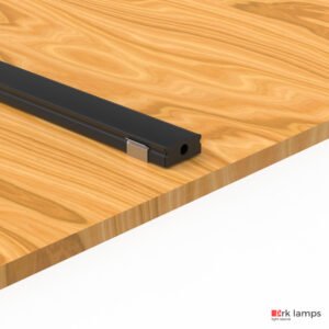 Perfil de LED Micro Slim Black (fumê) 17×9mm Ark Modular · Ark Lamps · ARK-ML221 — foto 4