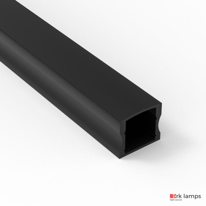 Perfil de LED Micro Black (fumê) 17×14mm Ark Modular · Ark Lamps · ARK-ML223