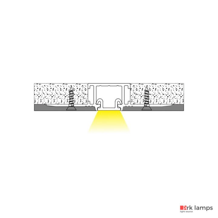 Perfil LED Embutir No Frame 6×1.3cm — foto 3