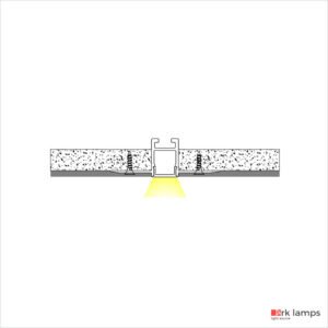Perfil LED Embutir No Frame 5.3×1.9cm — foto 3