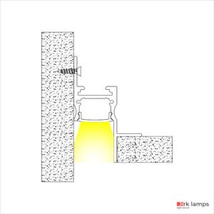 Perfil LED Embutir No Frame 3.27×5.1cm — foto 3