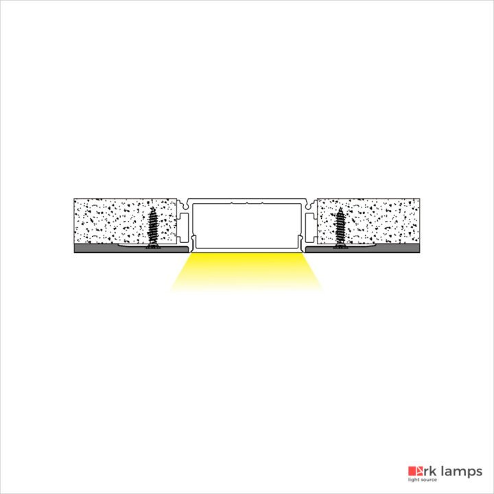 Perfil LED Embutir No Frame 8.8×1.9cm — foto 3