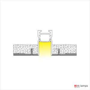 Perfil LED Embutir No Frame 6.1×3.7cm — foto 3